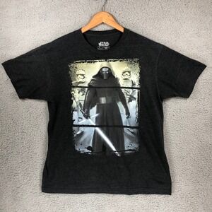Star Wars Kylo Ren Stormtroopers Graphic T-Shirt Mens Large Charcoal Heather